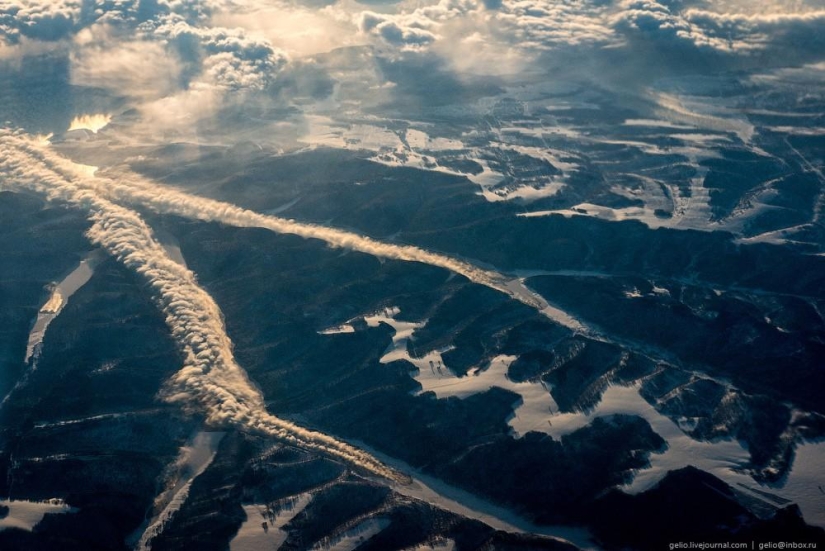 Photos from the airplane window - 2013