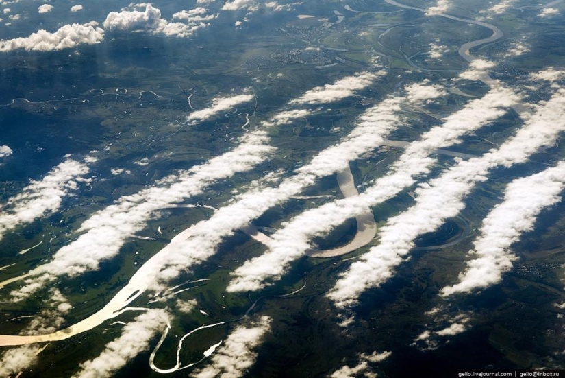 Photos from the airplane window - 2013