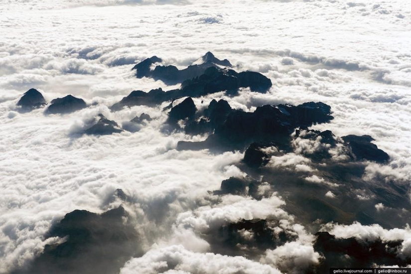 Photos from the airplane window - 2013