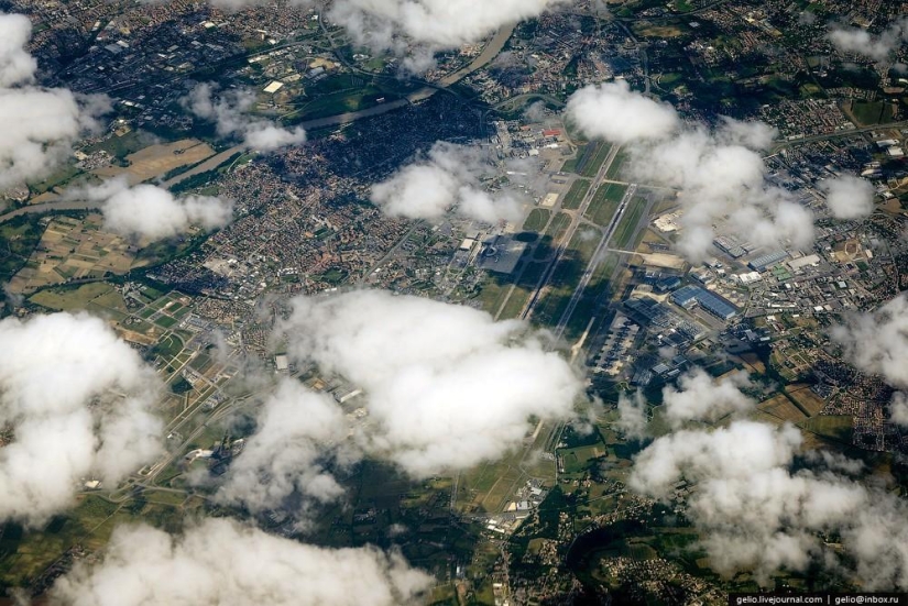 Photos from the airplane window - 2013