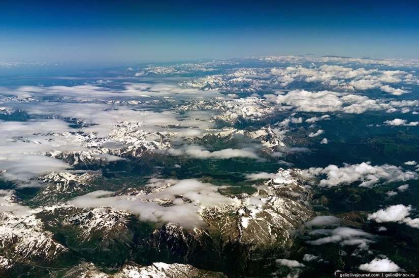 Photos from the airplane window - 2013