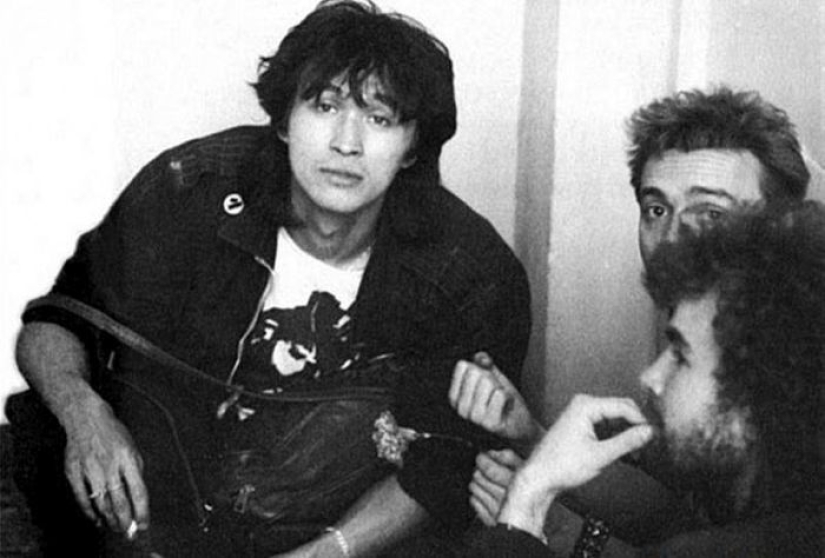 Photos from the personal archives of Russian rock stars