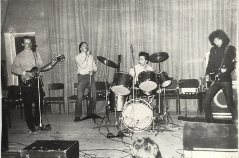 Photos from the personal archives of Russian rock stars