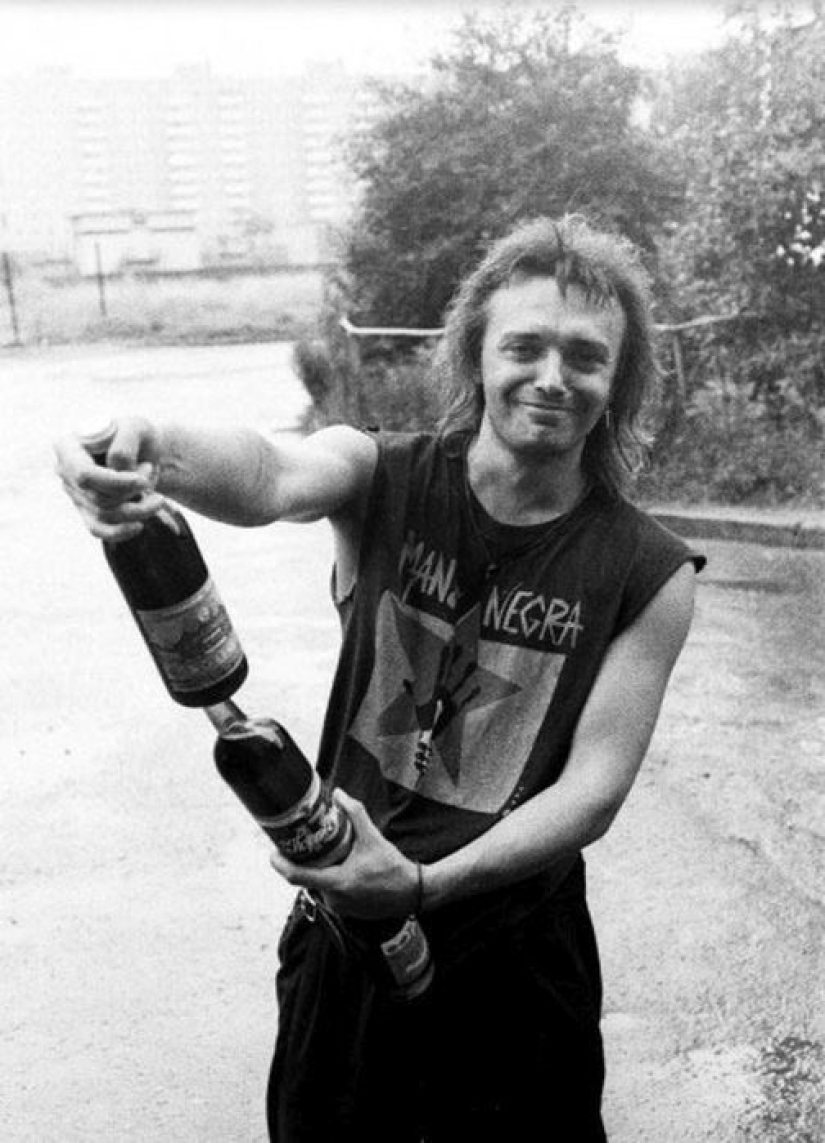 Photos from the personal archives of Russian rock stars