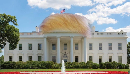 Photoshop masters look forward to the design of the White House after Trump moves in there