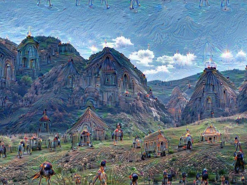 Pictures drawn by artificial intelligence created by Google Pictures drawn by artificial intelligence created by Google