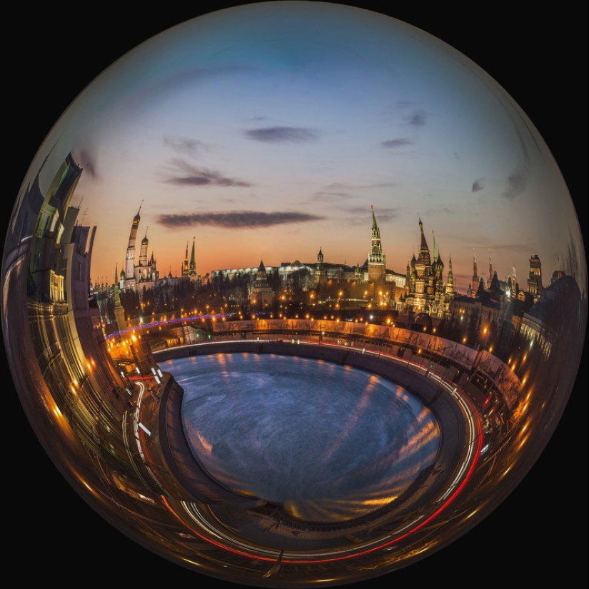 Planet Moscow: unusual photos of the city