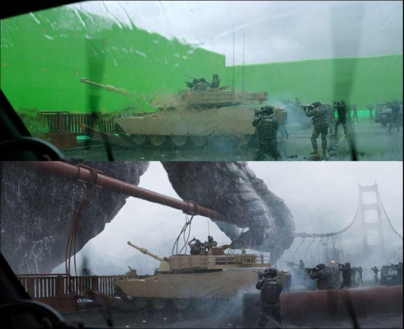 Playing against the backdrop of a green screen - how modern films are shot with special effects Playing against the backdrop of a green screen - how modern films are shot with special effects