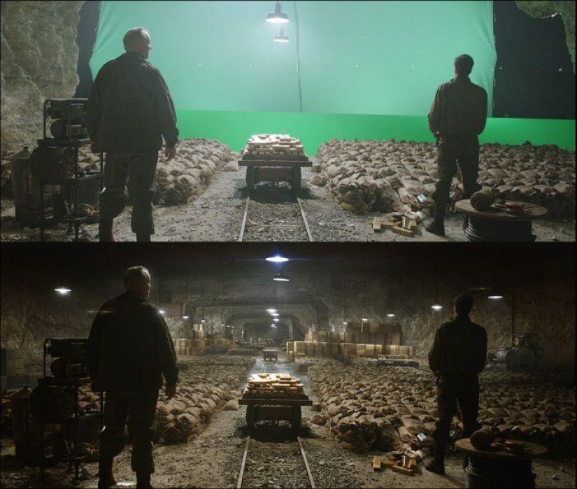 Playing against the backdrop of a green screen - how modern films are shot with special effects Playing against the backdrop of a green screen - how modern films are shot with special effects