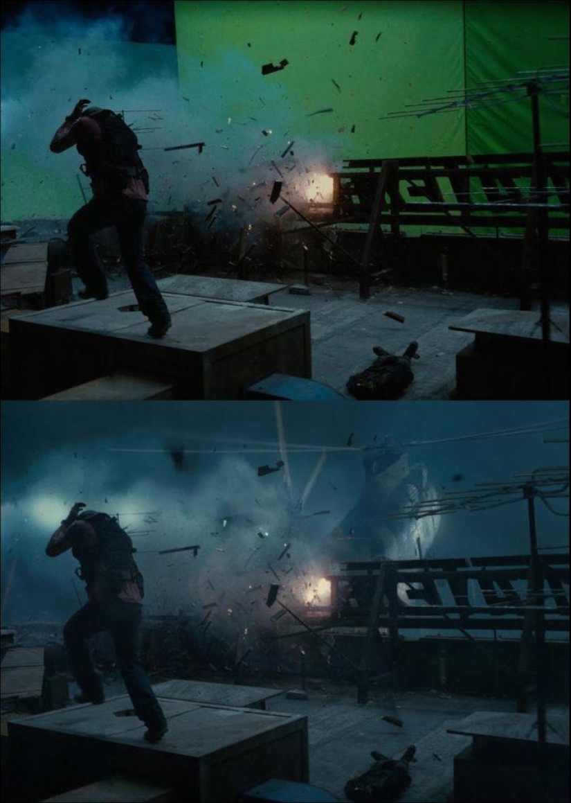 Playing against the backdrop of a green screen - how modern films are shot with special effects Playing against the backdrop of a green screen - how modern films are shot with special effects