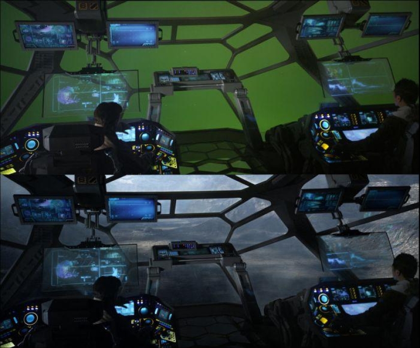 Playing against the backdrop of a green screen - how modern films are shot with special effects Playing against the backdrop of a green screen - how modern films are shot with special effects