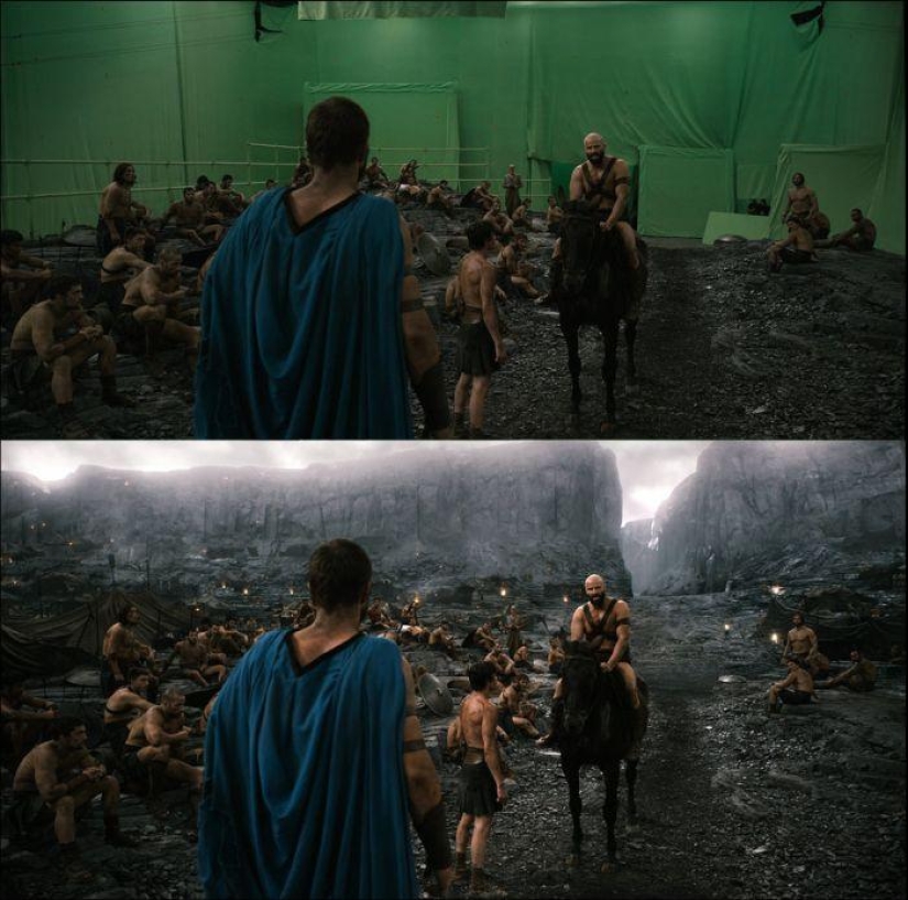 Playing against the backdrop of a green screen - how modern films are shot with special effects Playing against the backdrop of a green screen - how modern films are shot with special effects