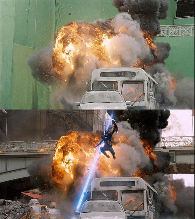 Playing against the backdrop of a green screen - how modern films are shot with special effects Playing against the backdrop of a green screen - how modern films are shot with special effects