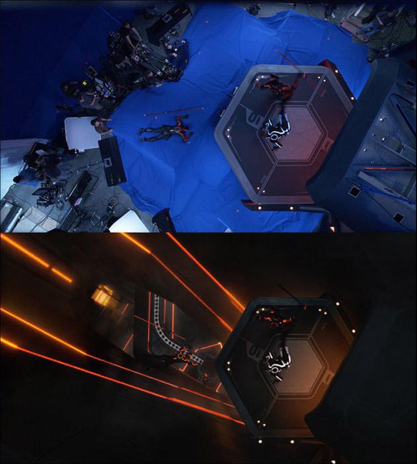 Playing against the backdrop of a green screen - how modern films are shot with special effects Playing against the backdrop of a green screen - how modern films are shot with special effects