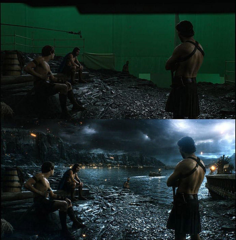 Playing against the backdrop of a green screen - how modern films are shot with special effects Playing against the backdrop of a green screen - how modern films are shot with special effects