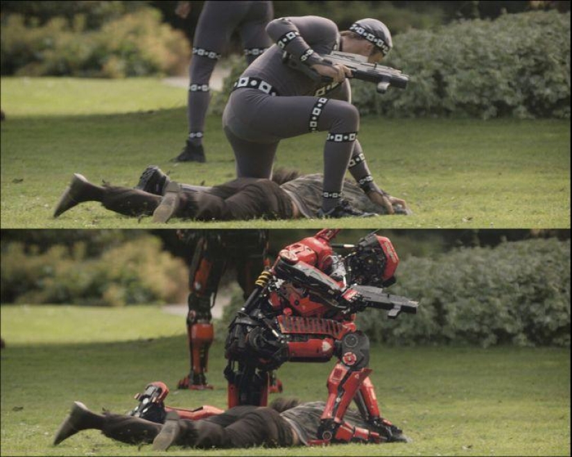 Playing against the backdrop of a green screen - how modern films are shot with special effects Playing against the backdrop of a green screen - how modern films are shot with special effects