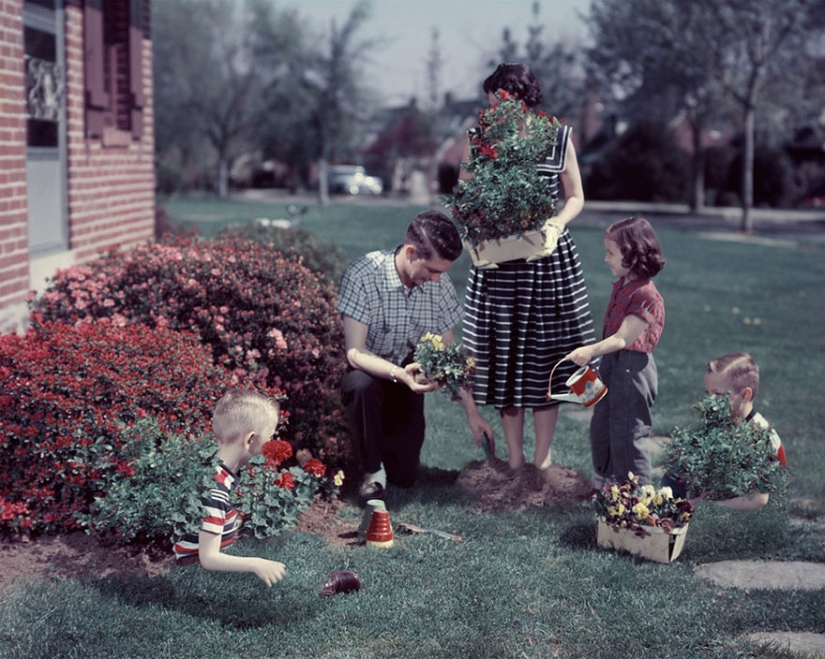 Polish artist made fun of old American photos... and improved them