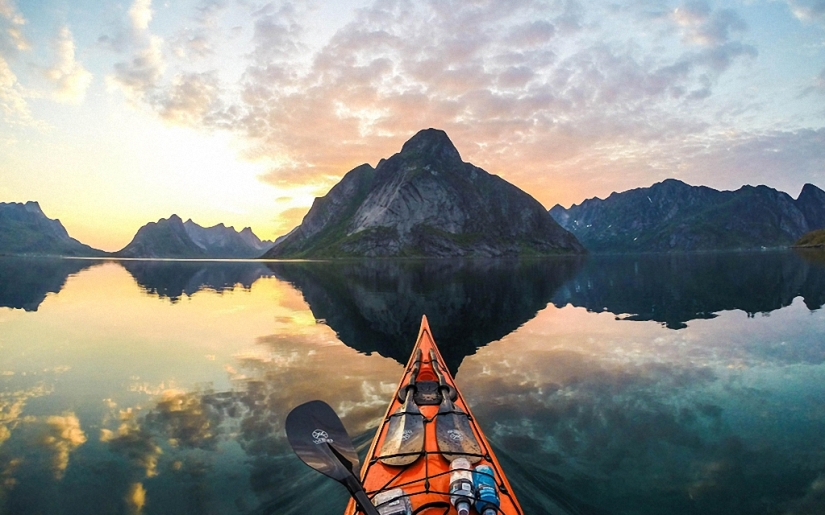 Por Noruega en kayak