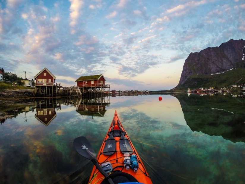 Por Noruega en kayak