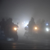 Por primera vez en la historia, China ha declarado un nivel de peligro "rojo" debido al terrible smog