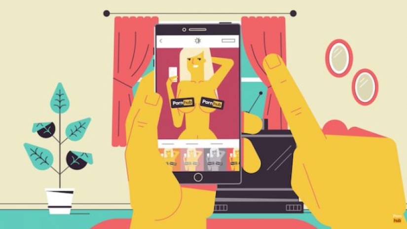 PornHub ha lanzado una aplicación con pegatinas para partes íntimas del cuerpo