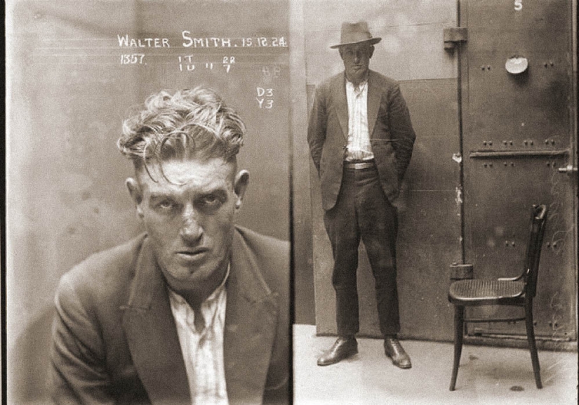 Portraits of criminals in the 1920s Portraits of criminals in the 1920s