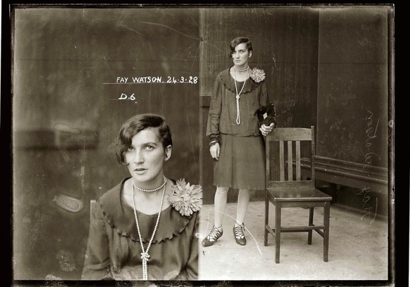 Portraits of criminals in the 1920s Portraits of criminals in the 1920s