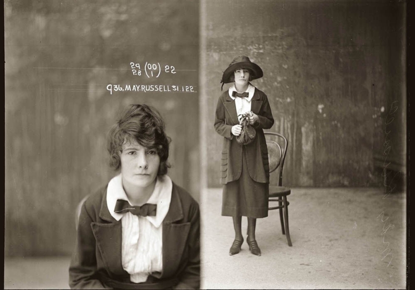 Portraits of criminals in the 1920s Portraits of criminals in the 1920s