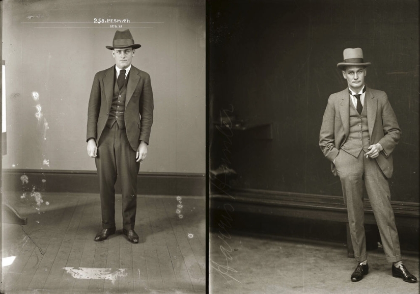 Portraits of criminals in the 1920s Portraits of criminals in the 1920s