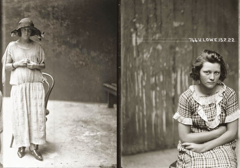 Portraits of criminals in the 1920s Portraits of criminals in the 1920s