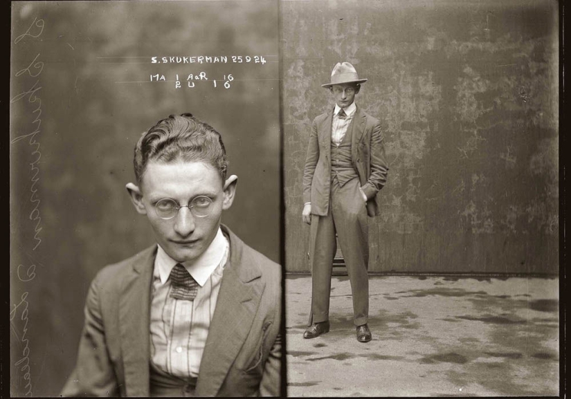 Portraits of criminals in the 1920s Portraits of criminals in the 1920s