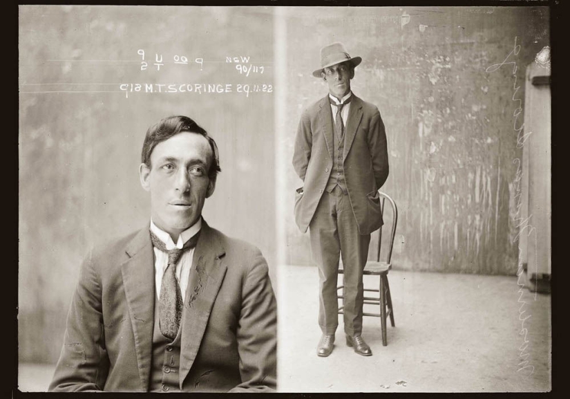 Portraits of criminals in the 1920s Portraits of criminals in the 1920s