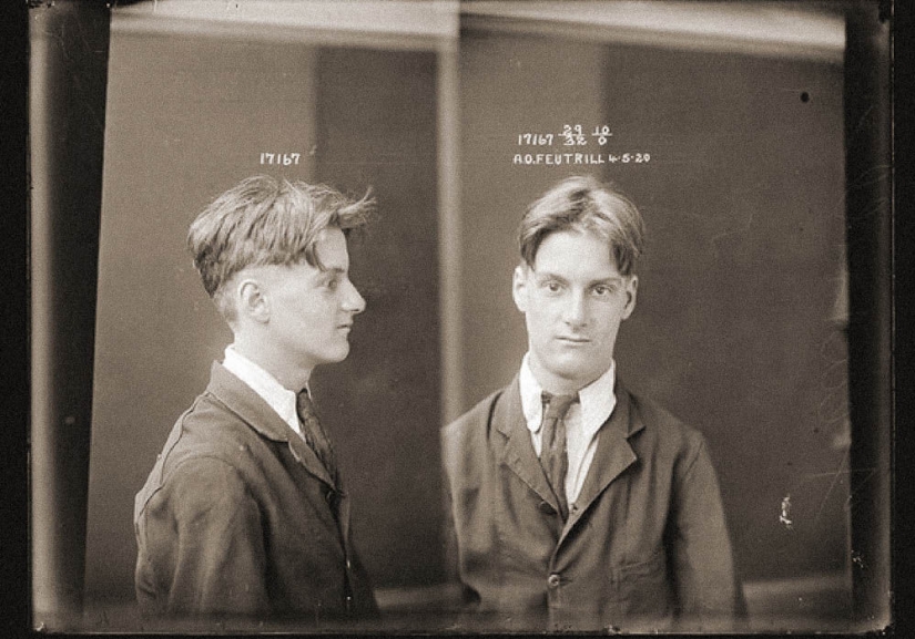 Portraits of criminals in the 1920s Portraits of criminals in the 1920s