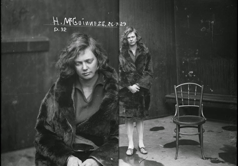 Portraits of criminals in the 1920s Portraits of criminals in the 1920s