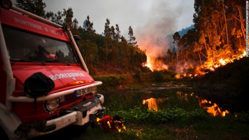 Portugal is suffering from the largest fire in the last 50 years