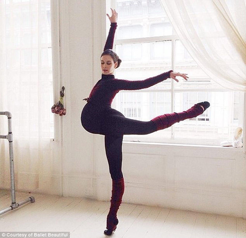 Pregnant ballerina