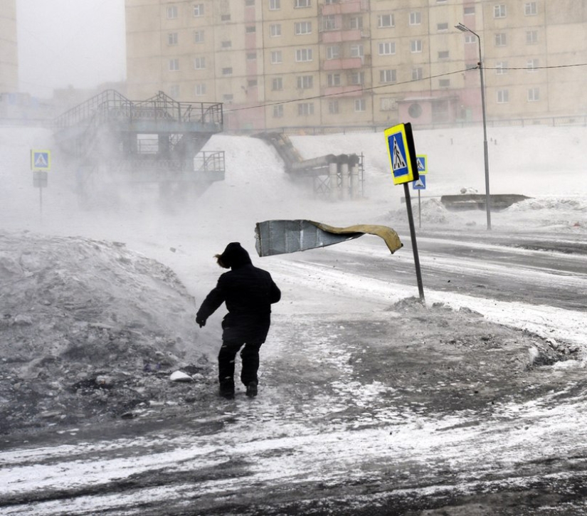 Primavera en Norilsk: se vuelan los techos de las casas, se evacua a la gente