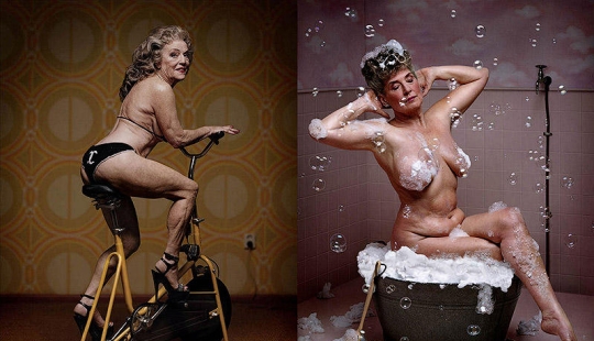 Provocativa serie de fotos maduras del escandaloso Erwin Olaf