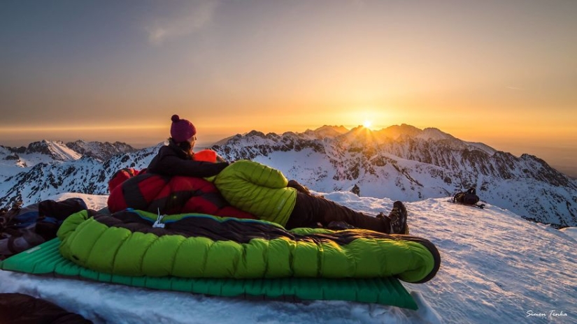 Pull the guy to the mountains: the Slovak couple is tired of boring romance, and now they arrange dates high in the mountains