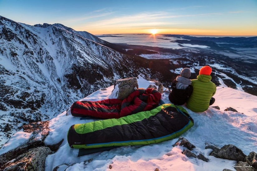 Pull the guy to the mountains: the Slovak couple is tired of boring romance, and now they arrange dates high in the mountains