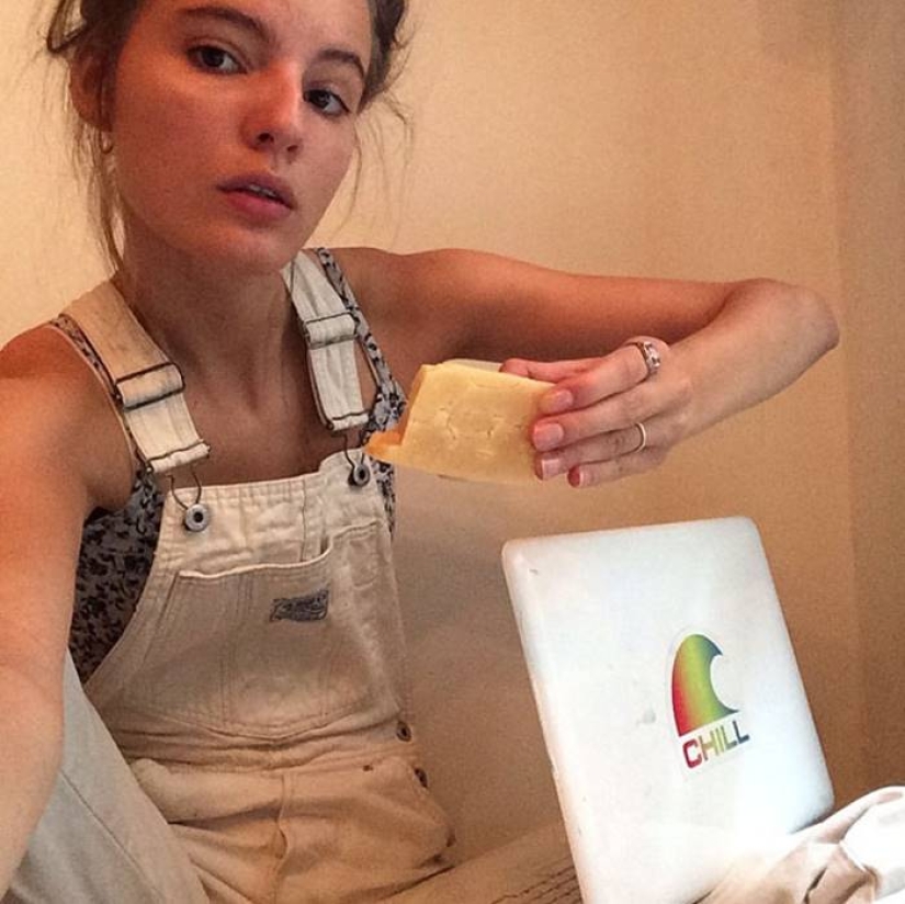 ¿Quién dijo que las modelos no tienen sentido del humor? Divertida Instagram Tilda Lindstam ¿Quién dijo que las modelos no tienen sentido del humor? Divertida Instagram Tilda Lindstam