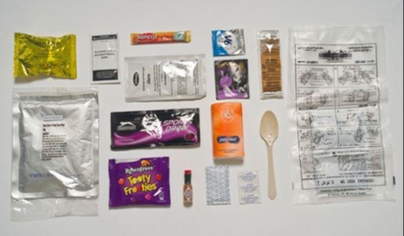 Raciones secas en diferentes ejércitos del mundo. Raciones secas en diferentes ejércitos del mundo.