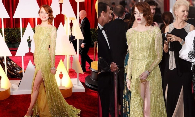 Raised skirt, saggy neckline and 8 more high-profile failures of stars Raised skirt, saggy neckline and 8 more high-profile failures of stars