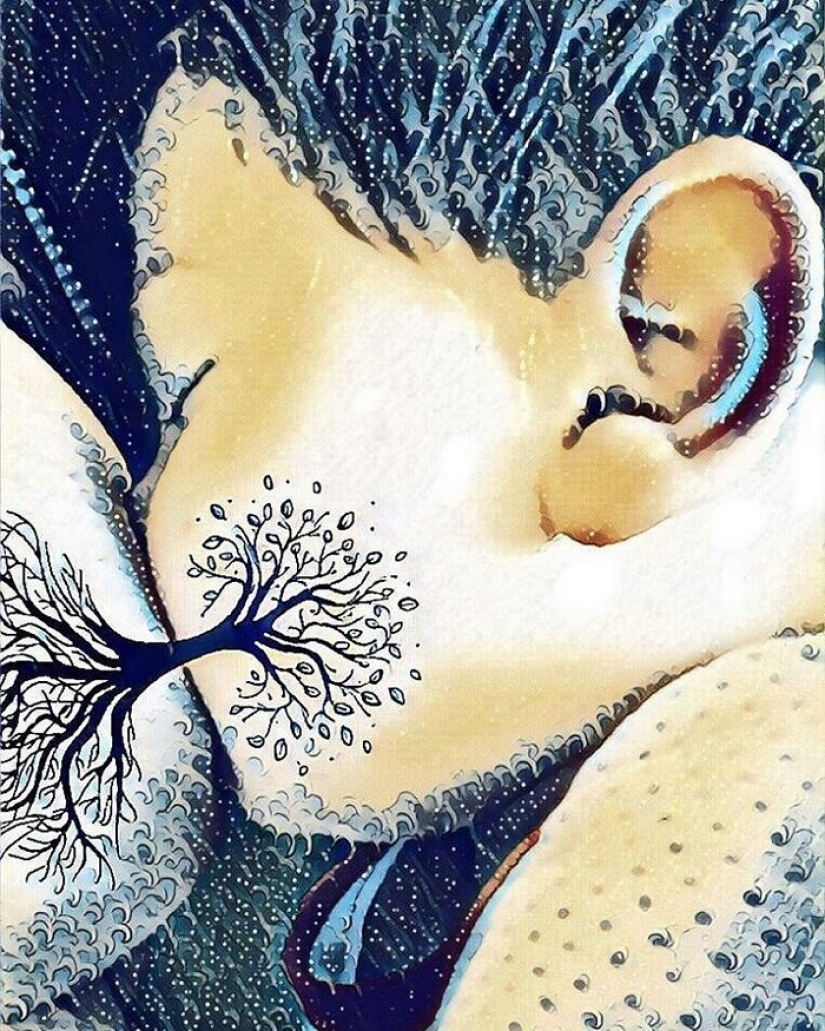 Árbol de la Vida: imágenes de la lactancia materna que inundaron Internet