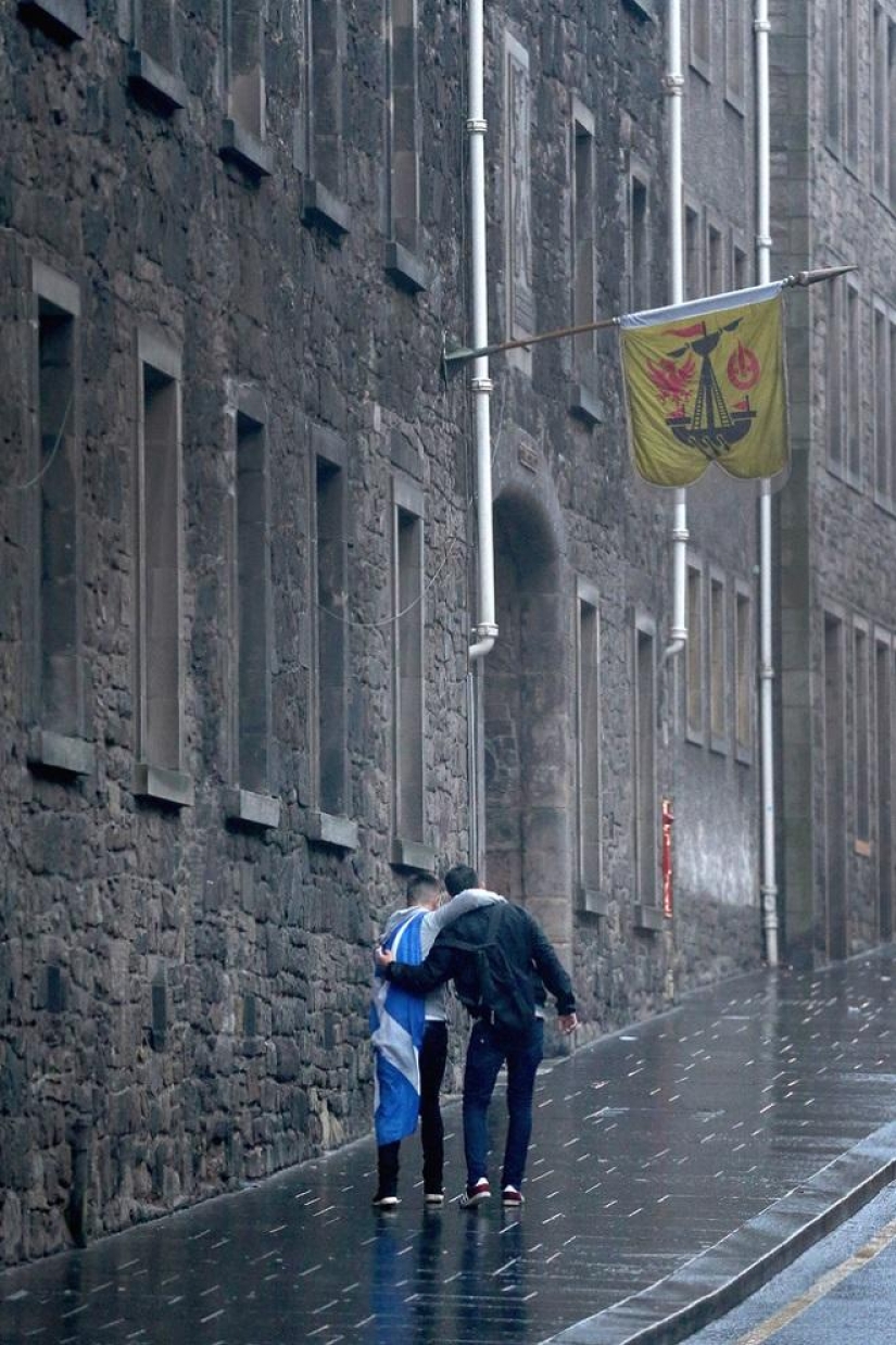 Reacción escocesa a los resultados del referéndum de independencia Reacción escocesa a los resultados del referéndum de independencia