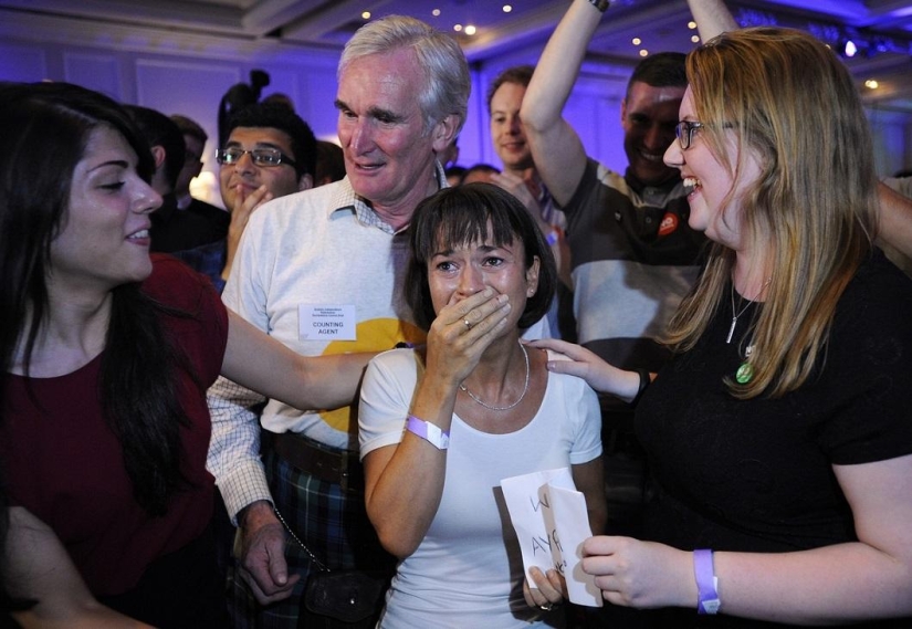 Reacción escocesa a los resultados del referéndum de independencia Reacción escocesa a los resultados del referéndum de independencia