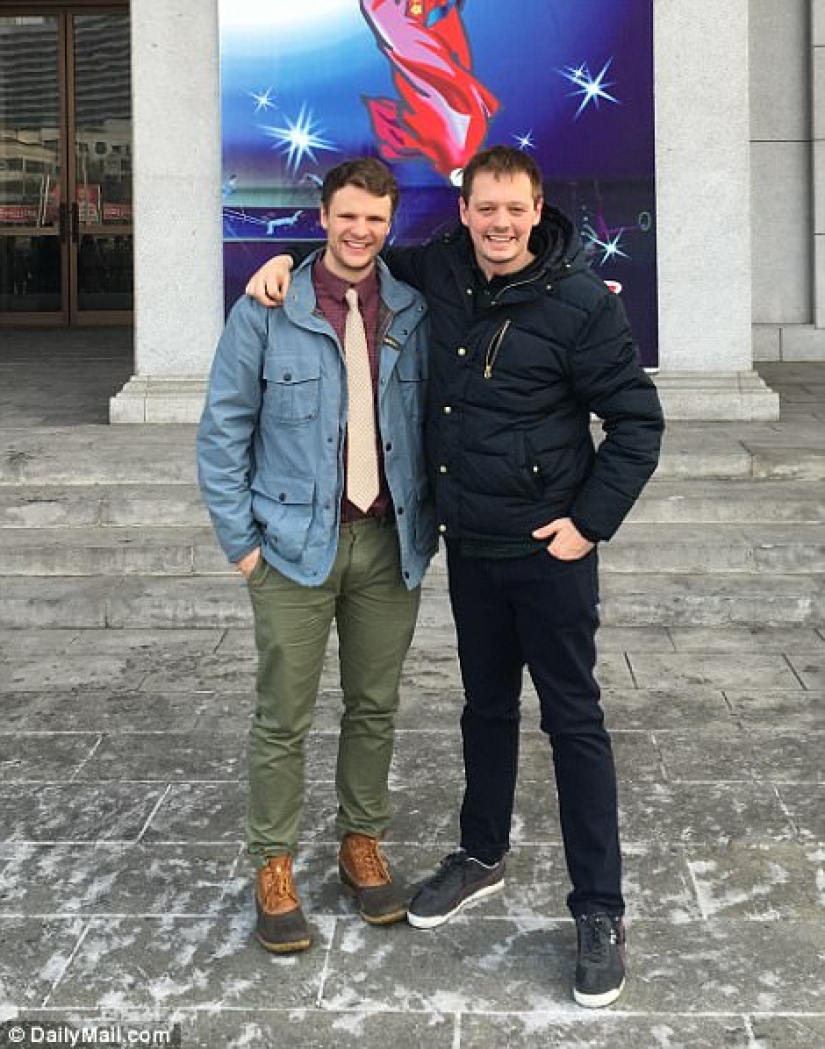 Recent photos of student Otto Wombier in North Korea before his arrest and death