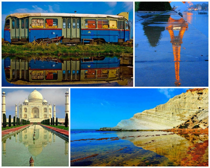 Reflections in landscapes and more