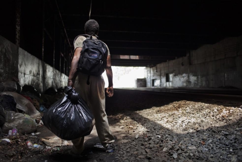 Relaciones familiares de vagabundos del metro de Nueva York