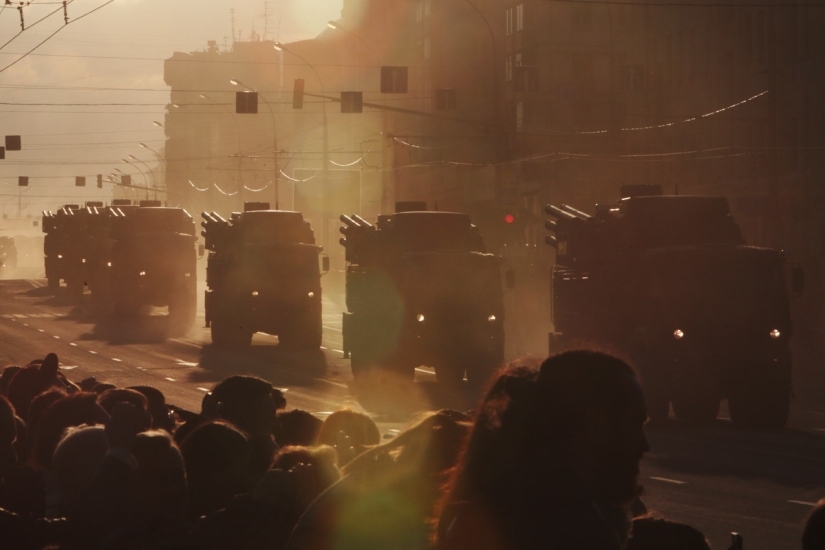 Reportaje fotográfico del ensayo general del Desfile de la Victoria